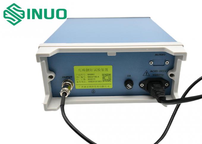 বাল্ব LCD ডিসপ্যালির জন্য IEC 60598-1 ল্যাম্প হোল্ডার রোটেশনাল ডিজিটাল টর্ক টেস্ট মেশিন 1