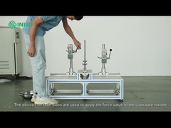BS EN 12983-1 ডাবল হ্যান্ডেল কুকওয়্যার বেন্ডিং রেজিস্ট্যান্স টেস্ট ইকুইপমেন্ট