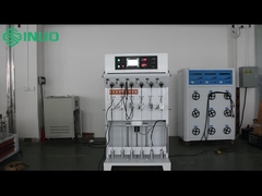 UL817-2021 পাওয়ার কর্ড আকস্মিক টান পরীক্ষা যন্ত্রপাতি 6 স্টেশন PLC নিয়ন্ত্রণ