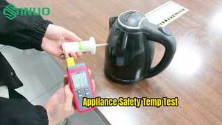 দেখুন কিভাবে IEC 60335 পৃষ্ঠের তাপমাত্রা প্রোব প্রকৃত যন্ত্র নিরাপত্তা পরীক্ষা করে