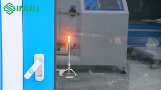 কুকওয়্যার হ্যান্ডেল বার্নিং টেস্ট মেশিন BS EN 12983-1 PLC নিয়ন্ত্রিত ল্যাব সরঞ্জাম