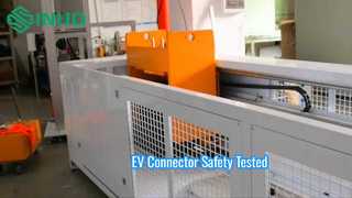 ইউএল ২৫৯৪ পিএলসি কন্ট্রোল সহ ইভি চার্জিং সংযোগকারীদের জন্য ড্রাইভ ওভার টায়ার লোড টেস্ট সিস্টেম