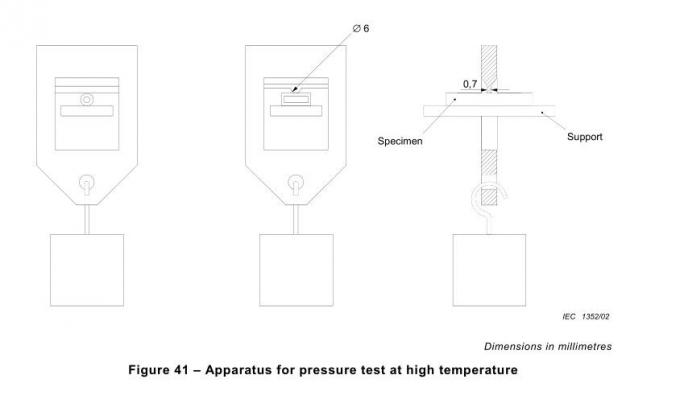 IEC 60884-1 উচ্চ তাপমাত্রায় তাপ প্রতিরোধের পরীক্ষার জন্য চাপ পরীক্ষা জন্য যন্ত্রপাতি 0